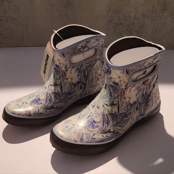 BOGS Patch Ankle Mrbl Rainboot - Picture 2 of 5